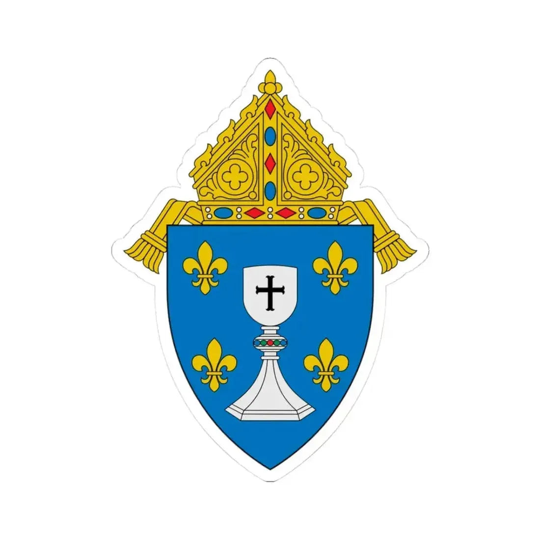 Diocese of Saint Cloud - STICKER Vinyl Kiss-Cut Decal 3 Inch White - The Sticker Space