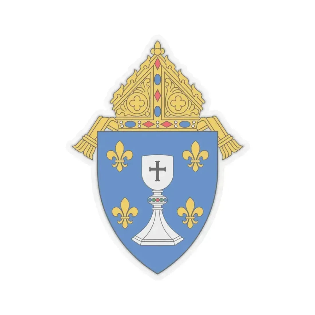 Diocese of Saint Cloud - STICKER Vinyl Kiss-Cut Decal 6 Inch Transparent - The Sticker Space
