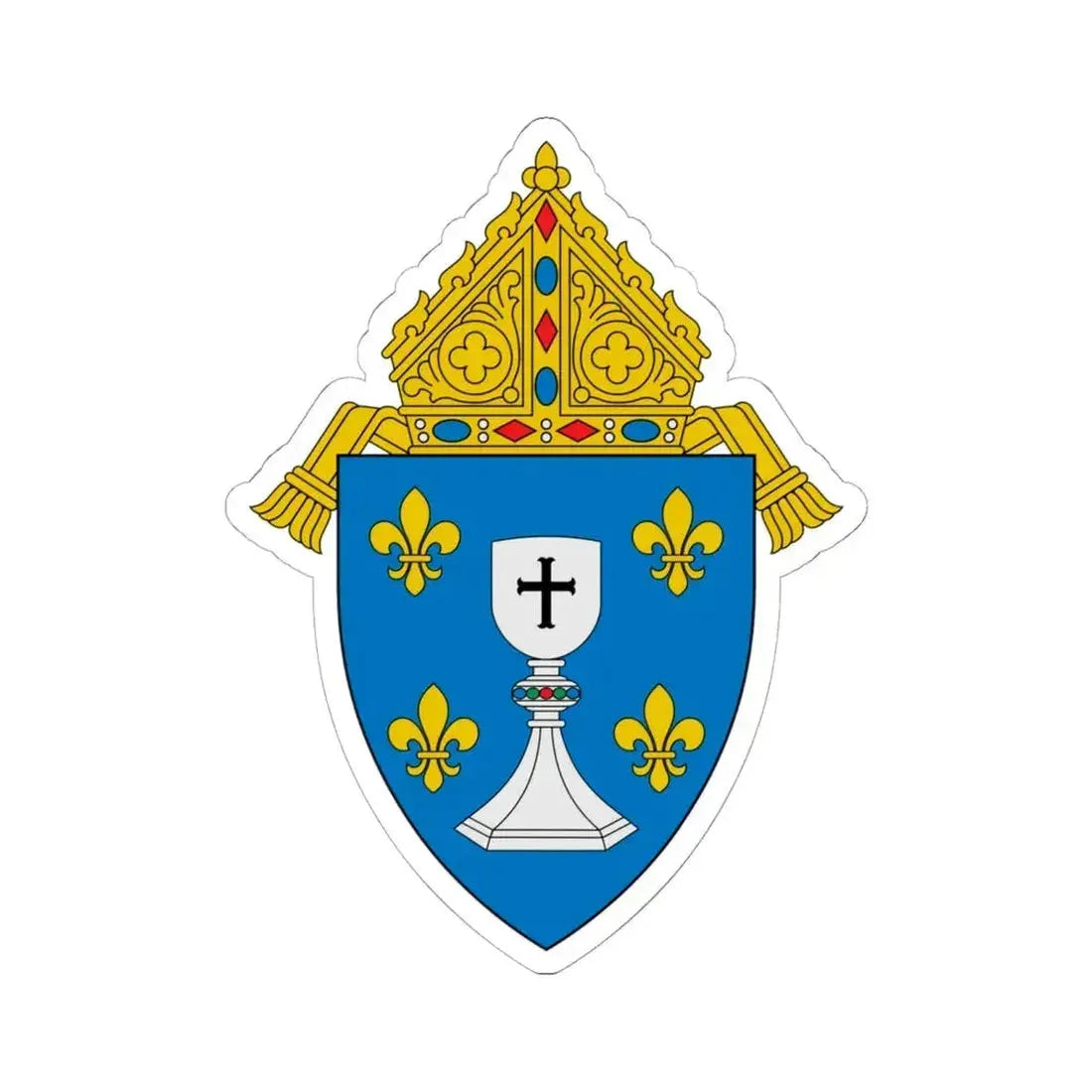 Diocese of Saint Cloud - STICKER Vinyl Kiss-Cut Decal 6 Inch White - The Sticker Space