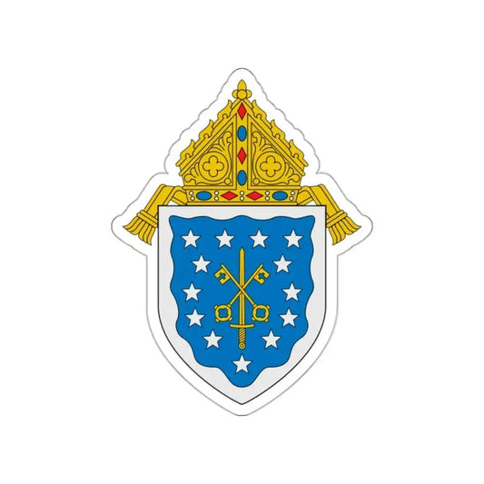 Diocese of Saint Thomas - STICKER Vinyl Die-Cut Decal White Die-Cut 2 Inch - The Sticker Space