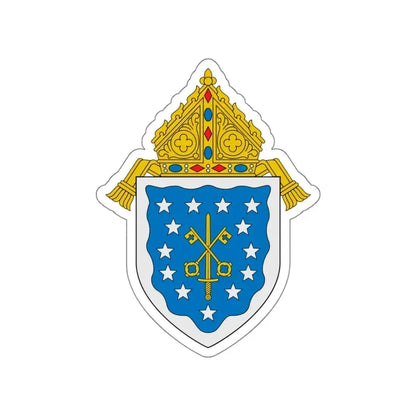 Diocese of Saint Thomas - STICKER Vinyl Die-Cut Decal White Die-Cut 4 Inch - The Sticker Space