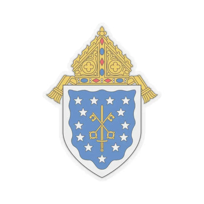 Diocese of Saint Thomas - STICKER Vinyl Kiss-Cut Decal 2 Inch Transparent - The Sticker Space