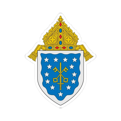 Diocese of Saint Thomas - STICKER Vinyl Kiss-Cut Decal 3 Inch White - The Sticker Space