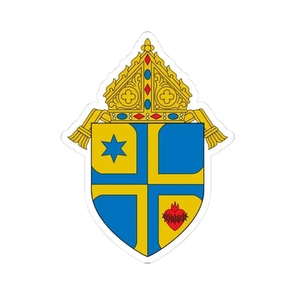 Diocese of Salina - STICKER Vinyl Kiss-Cut Decal 3 Inch White - The Sticker Space