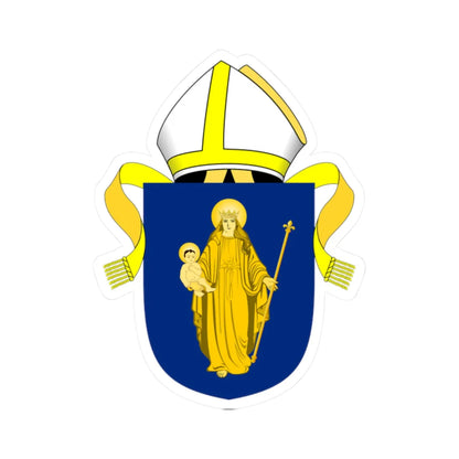 Diocese of Salisbury arms (England) (Coat of Arms) STICKER Vinyl Kiss-Cut Decal 2 Inch White - The Sticker Space