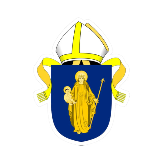 Diocese of Salisbury arms (England) (Coat of Arms) STICKER Vinyl Kiss-Cut Decal 2 Inch White - The Sticker Space