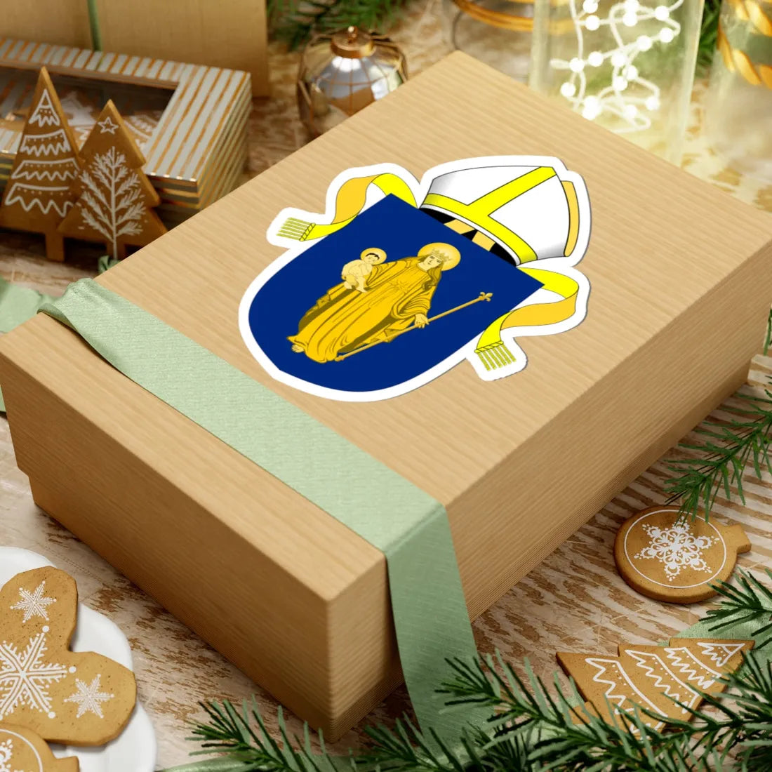 Diocese of Salisbury arms (England) (Coat of Arms) STICKER Vinyl Kiss-Cut Decal - The Sticker Space