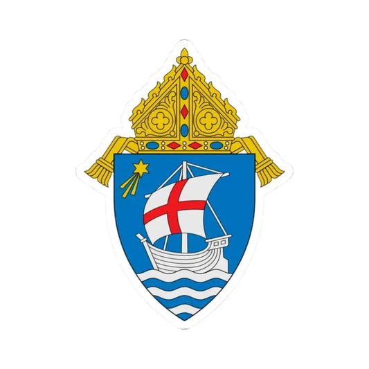 Diocese of Salt Lake City - STICKER Vinyl Kiss-Cut Decal 2 Inch White - The Sticker Space