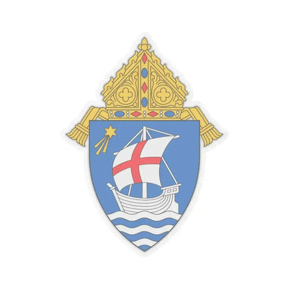 Diocese of Salt Lake City - STICKER Vinyl Kiss-Cut Decal 4 Inch Transparent - The Sticker Space