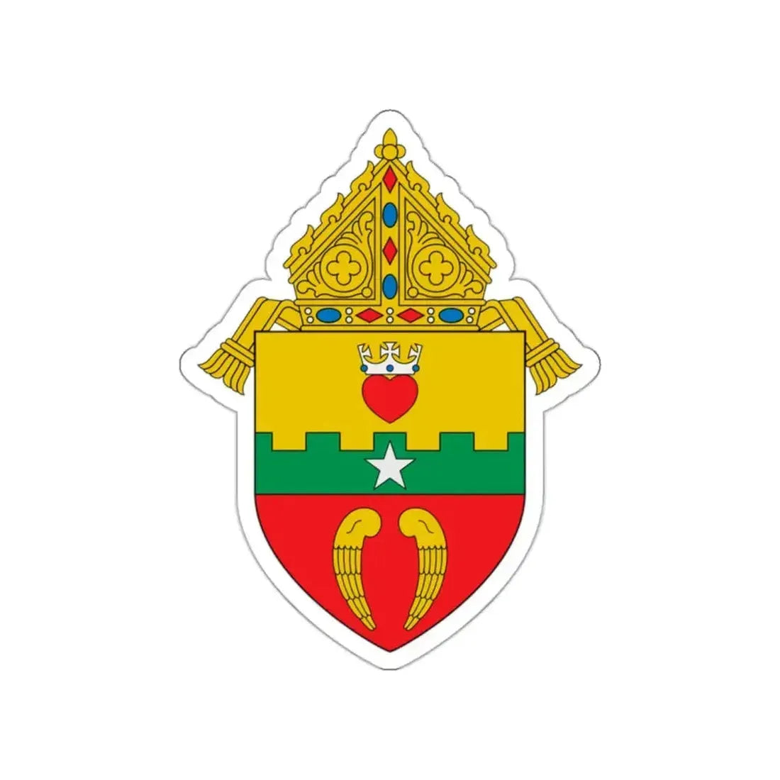 Diocese of San Angelo - STICKER Vinyl Die-Cut Decal - The Sticker Space