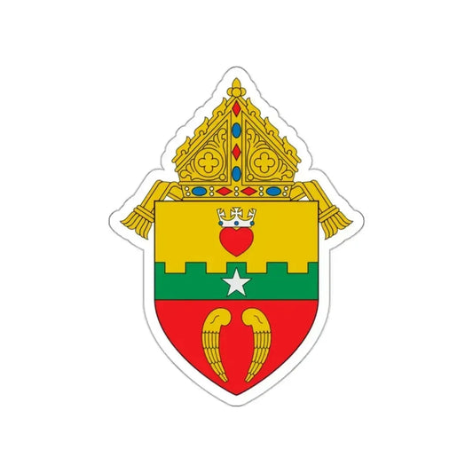 Diocese of San Angelo - STICKER Vinyl Die-Cut Decal White Die-Cut 2 Inch - The Sticker Space