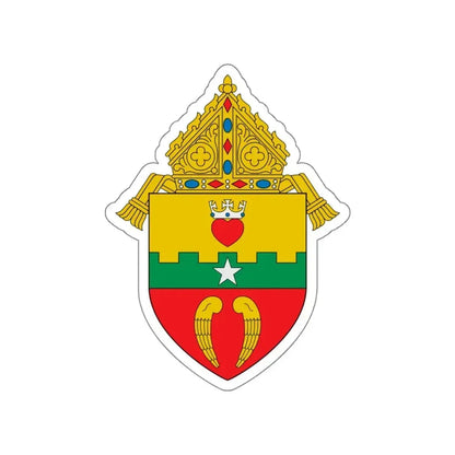 Diocese of San Angelo - STICKER Vinyl Die-Cut Decal White Die-Cut 5 Inch - The Sticker Space