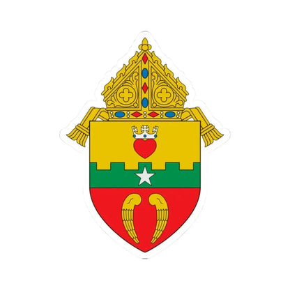 Diocese of San Angelo - STICKER Vinyl Kiss-Cut Decal 2 Inch White - The Sticker Space