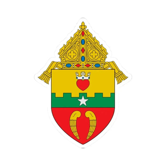 Diocese of San Angelo - STICKER Vinyl Kiss-Cut Decal 2 Inch White - The Sticker Space