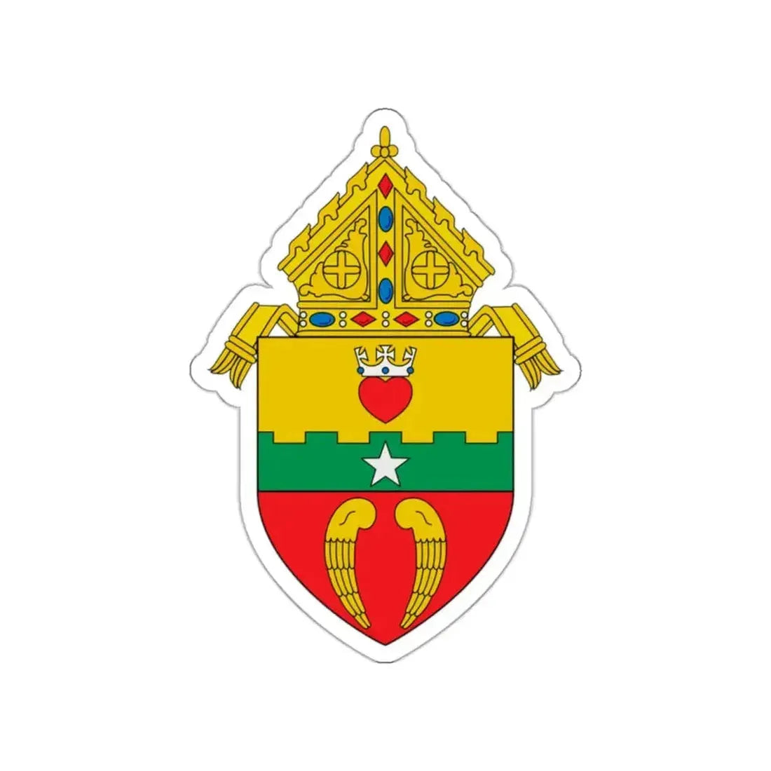 Diocese of San Angelo, TX - STICKER Vinyl Die-Cut Decal - The Sticker Space