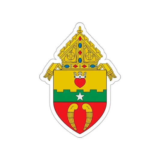 Diocese of San Angelo, TX - STICKER Vinyl Die-Cut Decal White Die-Cut 2 Inch - The Sticker Space
