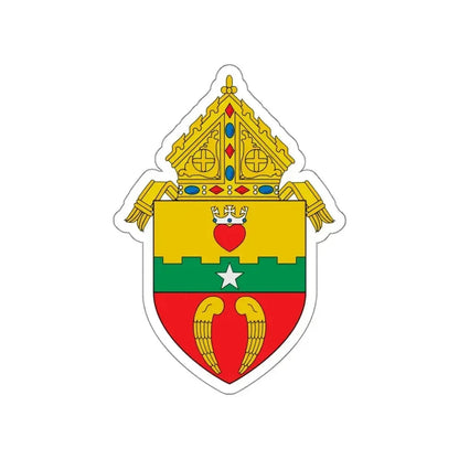 Diocese of San Angelo, TX - STICKER Vinyl Die-Cut Decal White Die-Cut 6 Inch - The Sticker Space