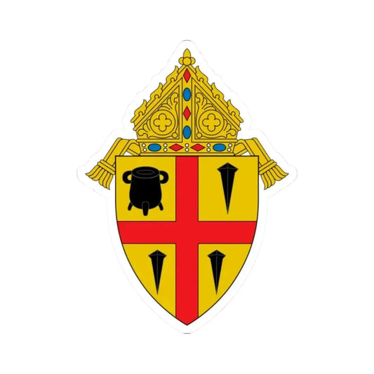 Diocese of San Diego - STICKER Vinyl Kiss-Cut Decal 2 Inch White - The Sticker Space