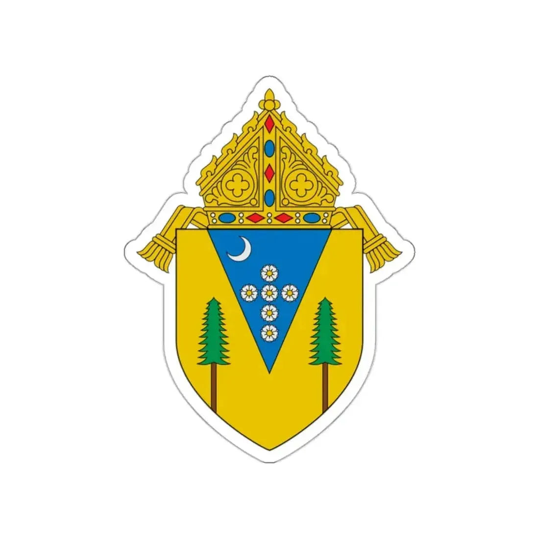 Diocese of Santa Rosa in California - STICKER Vinyl Die-Cut Decal - The Sticker Space