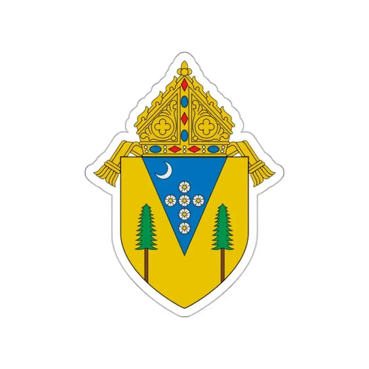 Diocese of Santa Rosa in California - STICKER Vinyl Die-Cut Decal White Die-Cut 2 Inch - The Sticker Space