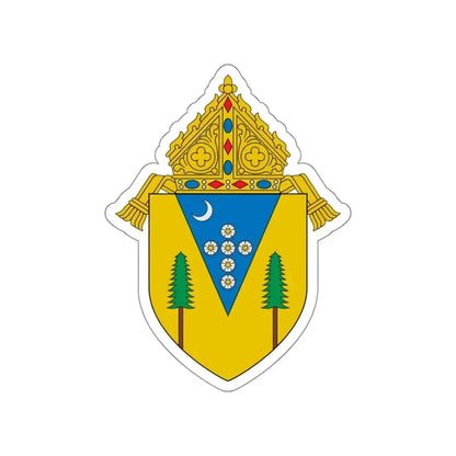 Diocese of Santa Rosa in California - STICKER Vinyl Die-Cut Decal White Die-Cut 3 Inch - The Sticker Space