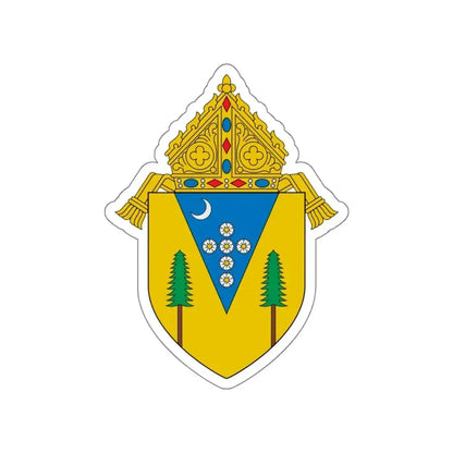 Diocese of Santa Rosa in California - STICKER Vinyl Die-Cut Decal White Die-Cut 5 Inch - The Sticker Space