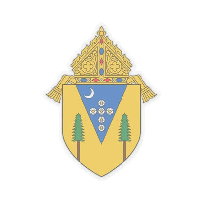 Diocese of Santa Rosa in California - STICKER Vinyl Kiss-Cut Decal 2 Inch Transparent - The Sticker Space