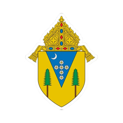 Diocese of Santa Rosa in California - STICKER Vinyl Kiss-Cut Decal 2 Inch White - The Sticker Space