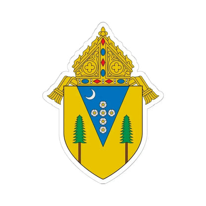Diocese of Santa Rosa in California - STICKER Vinyl Kiss-Cut Decal 6 Inch White - The Sticker Space
