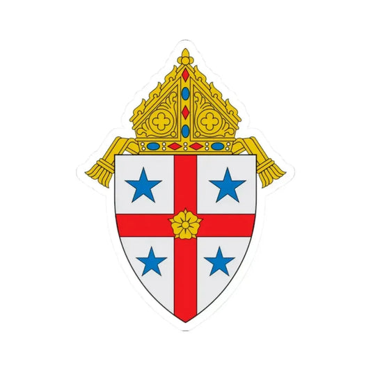 Diocese of Savannah - STICKER Vinyl Kiss-Cut Decal 2 Inch White - The Sticker Space
