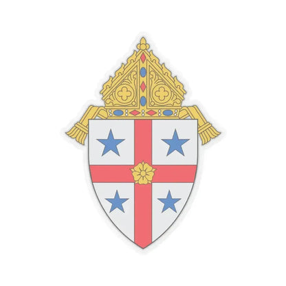 Diocese of Savannah - STICKER Vinyl Kiss-Cut Decal 3 Inch Transparent - The Sticker Space
