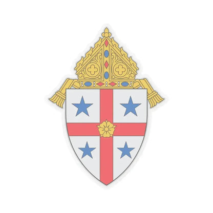 Diocese of Savannah - STICKER Vinyl Kiss-Cut Decal 4 Inch Transparent - The Sticker Space