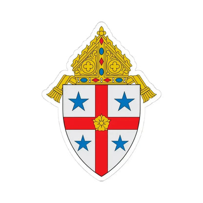 Diocese of Savannah - STICKER Vinyl Kiss-Cut Decal 4 Inch White - The Sticker Space