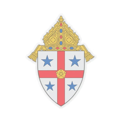 Diocese of Savannah - STICKER Vinyl Kiss-Cut Decal 6 Inch Transparent - The Sticker Space