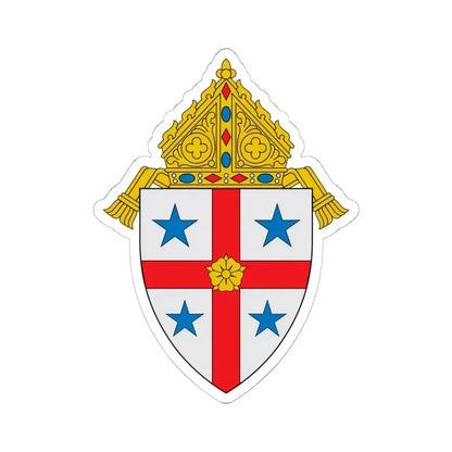 Diocese of Savannah - STICKER Vinyl Kiss-Cut Decal 6 Inch White - The Sticker Space