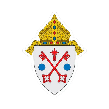 Diocese of Scranton - STICKER Vinyl Kiss-Cut Decal 2 Inch White - The Sticker Space