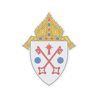 Diocese of Scranton - STICKER Vinyl Kiss-Cut Decal 3 Inch Transparent - The Sticker Space