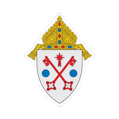 Diocese of Scranton - STICKER Vinyl Kiss-Cut Decal 3 Inch White - The Sticker Space
