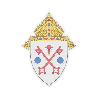 Diocese of Scranton - STICKER Vinyl Kiss-Cut Decal 4 Inch Transparent - The Sticker Space