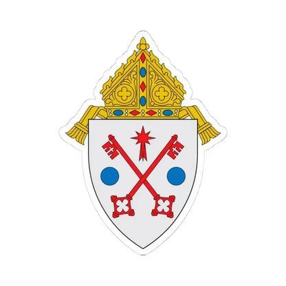 Diocese of Scranton - STICKER Vinyl Kiss-Cut Decal 4 Inch White - The Sticker Space