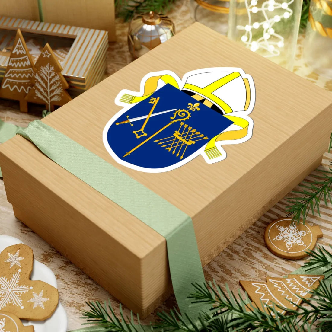 Diocese of Sheffield arms (England) (Coat of Arms) STICKER Vinyl Kiss-Cut Decal - The Sticker Space