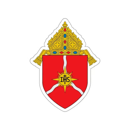 Diocese of Shreveport - STICKER Vinyl Die-Cut Decal White Die-Cut 3 Inch - The Sticker Space