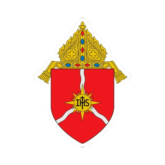 Diocese of Shreveport - STICKER Vinyl Kiss-Cut Decal 2 Inch White - The Sticker Space
