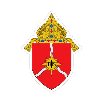 Diocese of Shreveport - STICKER Vinyl Kiss-Cut Decal 4 Inch White - The Sticker Space