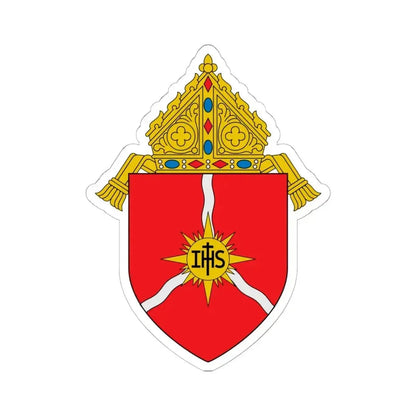 Diocese of Shreveport - STICKER Vinyl Kiss-Cut Decal 6 Inch White - The Sticker Space