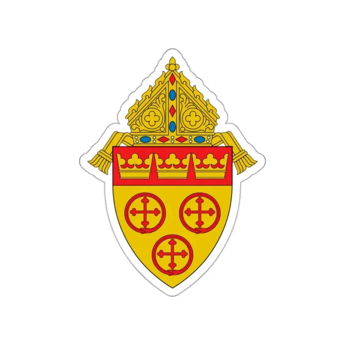 Diocese of Sioux City - STICKER Vinyl Die-Cut Decal - The Sticker Space