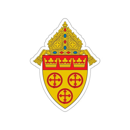 Diocese of Sioux City - STICKER Vinyl Die-Cut Decal White Die-Cut 3 Inch - The Sticker Space
