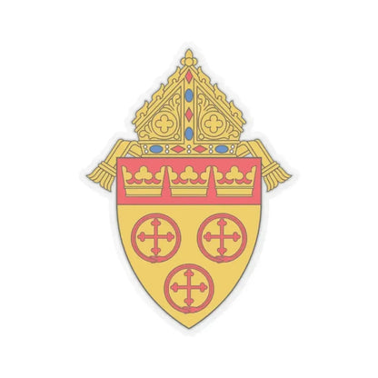 Diocese of Sioux City - STICKER Vinyl Kiss-Cut Decal 2 Inch Transparent - The Sticker Space