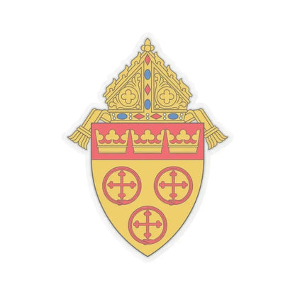 Diocese of Sioux City - STICKER Vinyl Kiss-Cut Decal 3 Inch Transparent - The Sticker Space