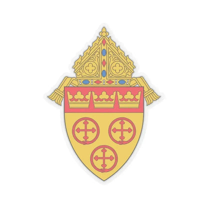 Diocese of Sioux City - STICKER Vinyl Kiss-Cut Decal 4 Inch Transparent - The Sticker Space
